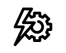 Icono electricidad y electrónica